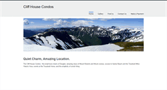 Desktop Screenshot of cliffhousecondos.info